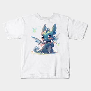 Colourful scaled dragon! Kids T-Shirt